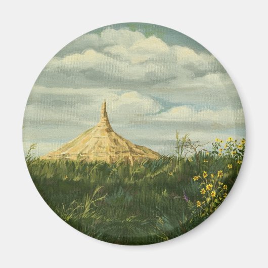 1170 Chimney Rock Landscape Magneet (Voorkant)