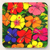 117 - Dessous de verre Hibiscus (Devant)