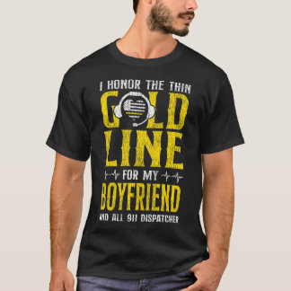 1183 Dispatcher Thin Gold Line I eren de dunne T-shirt