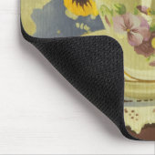 1187 Pansies in Teacup Muismat (Hoek)