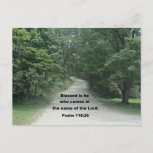 118-psalm: 26 briefkaart