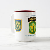 118TH TASSE de SOCIÉTÉ de POLICE MILITAIRE (Devant gauche)