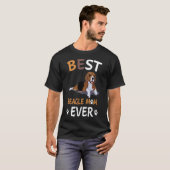 119 Beste Beagle-moeder ooit T-shirt (Voorkant volledig)