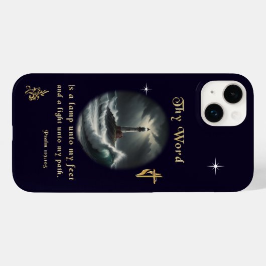 119 psalm Case-Mate iPhone case (Achterkant (horizontaal))