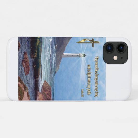 119 psalm Case-Mate iPhone case (Achterkant (horizontaal))