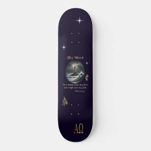 119 psalm skateboard (Voorkant)