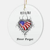 11-09-01 Patriottisch Tattoo Keramisch Ornament (Links)