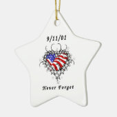 11-09-01 Patriottisch Tattoo Keramisch Ornament (Links)