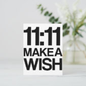 11:11 FAIRE UNE carte postale SOUHAITABLE (Debout devant)