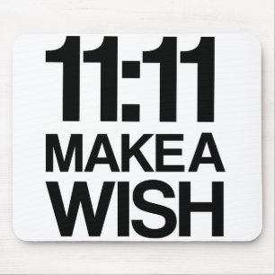 11:11 MAAK EEN WISH Mousepad Muismat