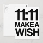 11:11 MAAK EEN WISS briefkaart (Voorkant / Achterkant)