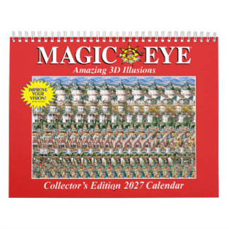 11,25" Breed 2027 USA Magic Eye Kalender