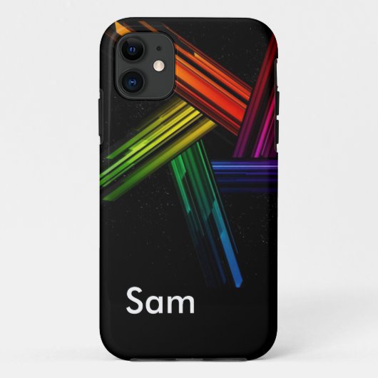 11 Abstrait Personnalisé iPhone 5 Coque (Dos)