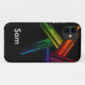 11 Abstrait Personnalisé iPhone 5 Coque (Dos (Horizontal))