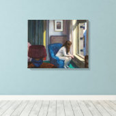 11 AM | Edward Hopper | Canvas Afdruk (Insitu (Houten vloer))