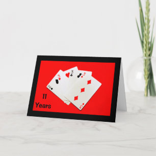 11 Ans C'est Important ! Carte d'anniversaire