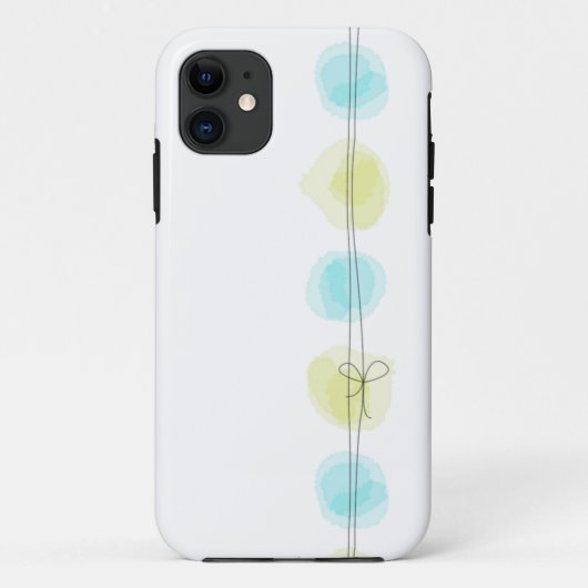 11 Aquarelle points iPhone 5/5S Coque (Dos)