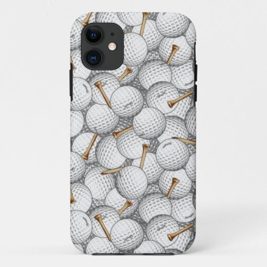 11 Bals de golf et Coque iphone Tee - shirt (Dos)