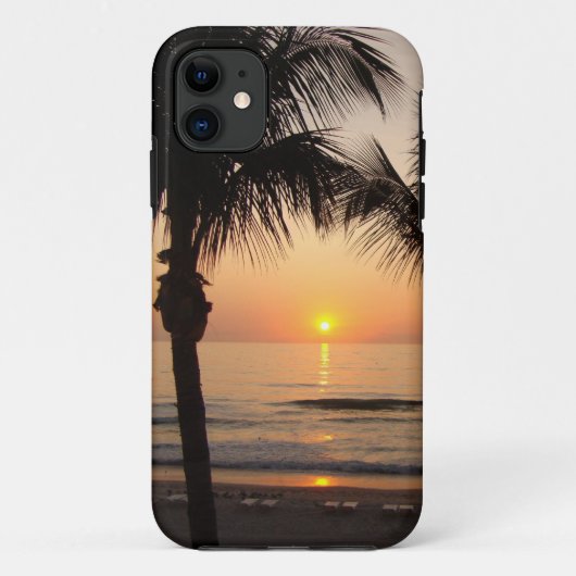 11 Beach Sunset Ocean Photography iPhone 5 Coque (Dos)