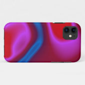 11 bleu rose et rouge coque iphone (Dos (Horizontal))