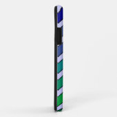 11 Bleu vert fade chevron style iphone 5 coque (Dos/Droite)