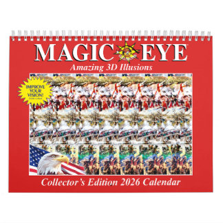 11" brede 2026 International Magic Eye Kalender