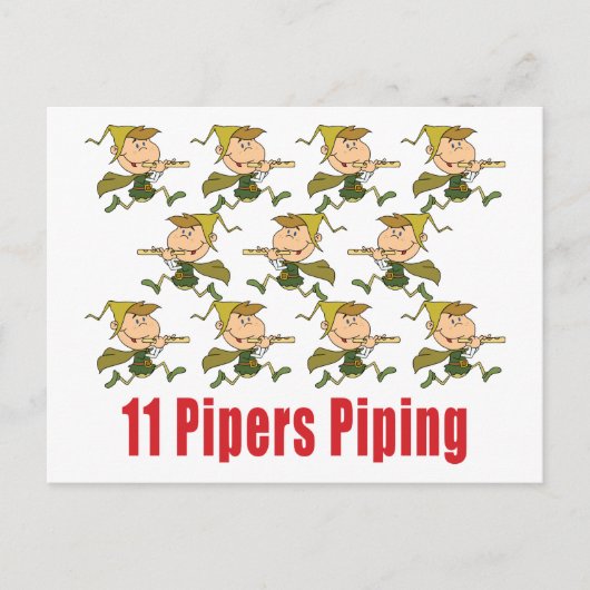 11 Briefkaarten voor pijpleidingen (Voorkant)