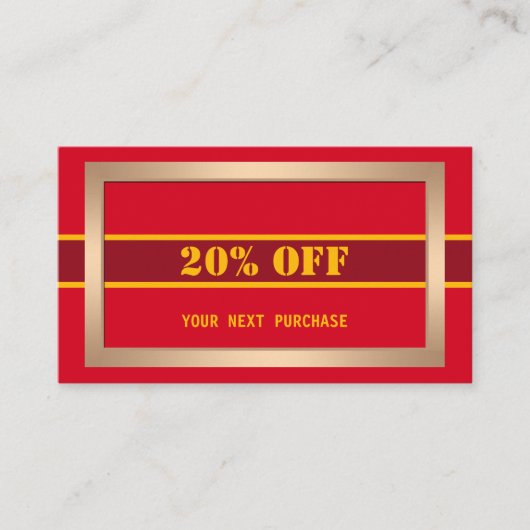 11. Cadeaubon Visitekaartje (Voorkant)