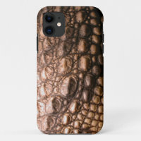 Caiman Crocodile peau Reptile iPhone 5 Coque