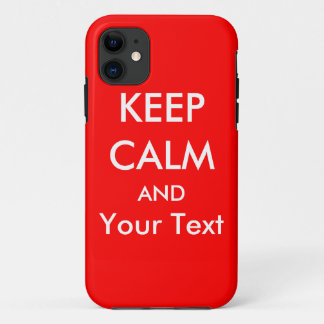11 CALME ET - Coque Red Custom iPhone 5