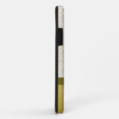 11 Chic Gold Tone & Cream Damask iPhone 5 Coque (Dos/Droite)