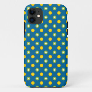 11 Chic Green, Jaune Polkas iPhone 5/5s Xtreme Coque