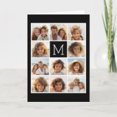 11 Collage Photo Instagram Monogramme Noir Personn (Devant)