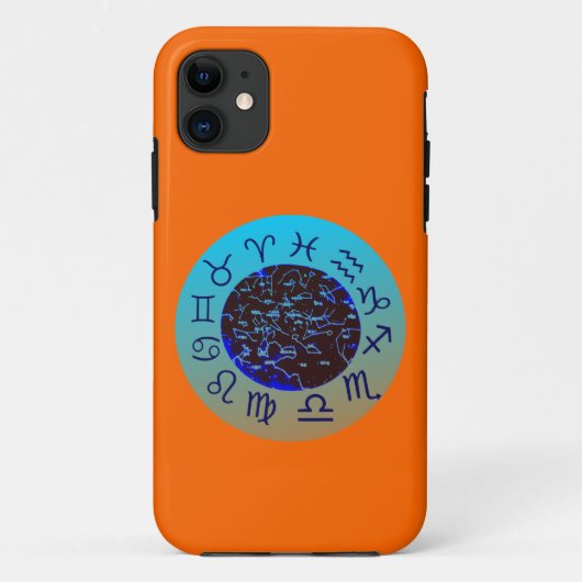 11 ★☆ Coordonnée de signe astrologique Coque iPhone 5 (Dos)
