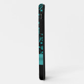 11 Coque Black & Turquoise Paisley iPhone 5 (Dos/Gauche)