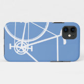 11 Coque Blue Bicycle iPhone 5\5S (Dos (Horizontal))