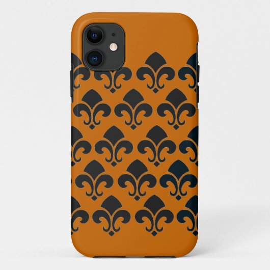 11 Coque Fleur-de-lis pour iPhone 5/5S (Dos)