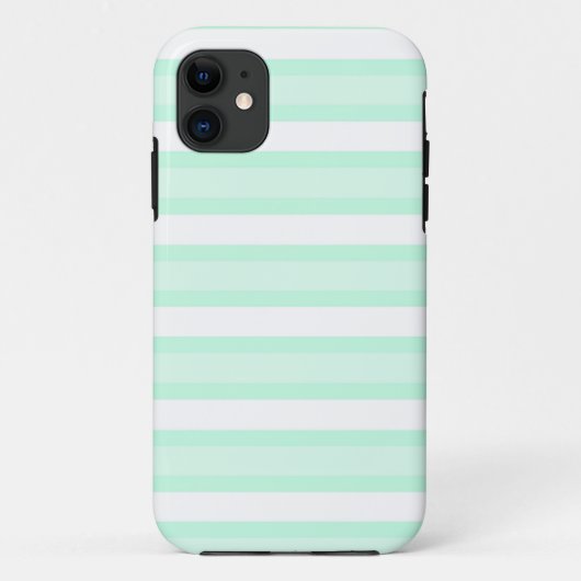 11 Coque iphone Aqua Stripe (Dos)