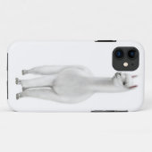 11 Coque iphone blanc vigilant d'alpaga (Dos (Horizontal))