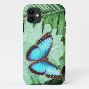 11 Coque iphone bleu de Morpho
