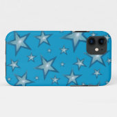 11 Coque iphone Blue Stars (Dos (Horizontal))