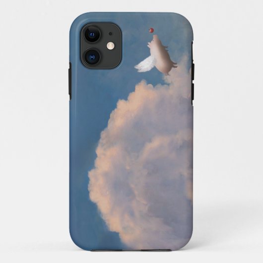 11 coque iphone cochon volant (Dos)
