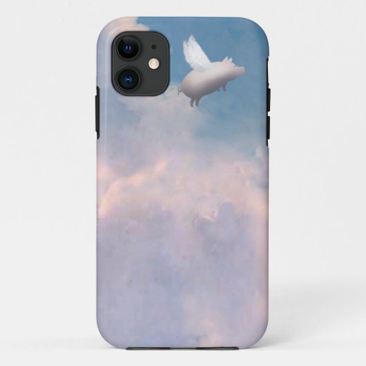 11 coque iphone cochon volant (Dos)