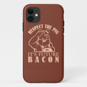 11 COQUE IPHONE couleur personnalisé PIG TO BACON