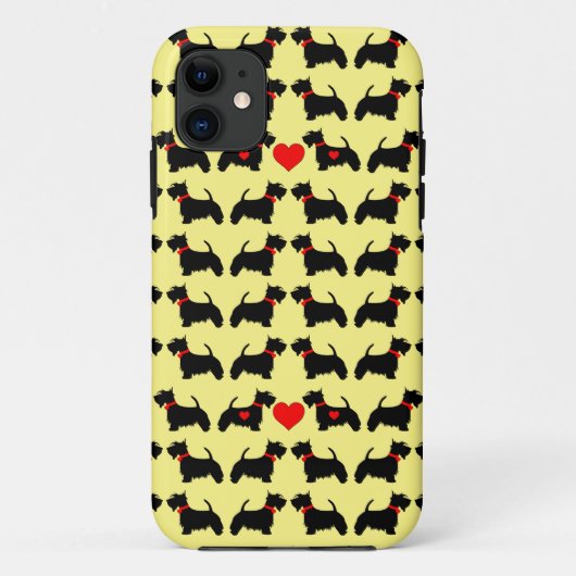 11 Coque iphone de chien de Scotty (Dos)