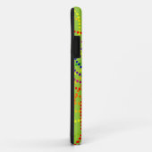 11 Coque iphone de fleurs Pois Monogram Rainbow (Dos/Droite)