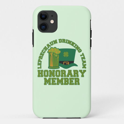 11 Coque iphone de l'équipe de boisson Leprechaun (Dos)