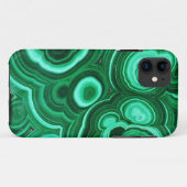 11 Coque iphone de motif de malachite (Dos (Horizontal))