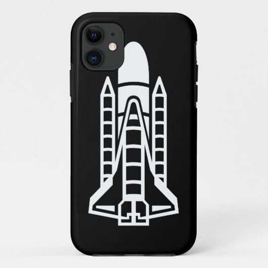 11 Coque iphone de navette spatiale | Couverture télé (Dos)