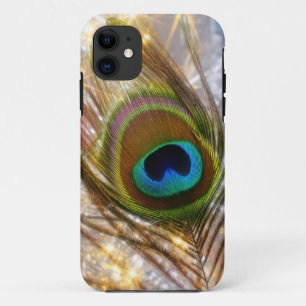 11 Coque iphone de plumes de paon moussant